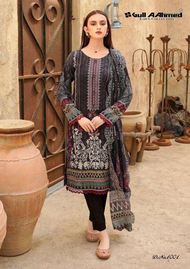 Al Zahra By Gull A Ahmed Lawn Cotton Dress Material Wholesale Price In Surat